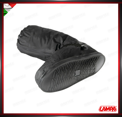 WHATERPOOF SHOE COVERS COPRISCARPE ANTIPIOGGIA NERO L 42/43 - LAMPA