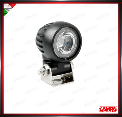 CYCLOPS ROUND FARO FARETTO AUSILIARIO LAMPA 9/32V SUPPLEMENTARI UNIVERSALE IMPERMEABILE