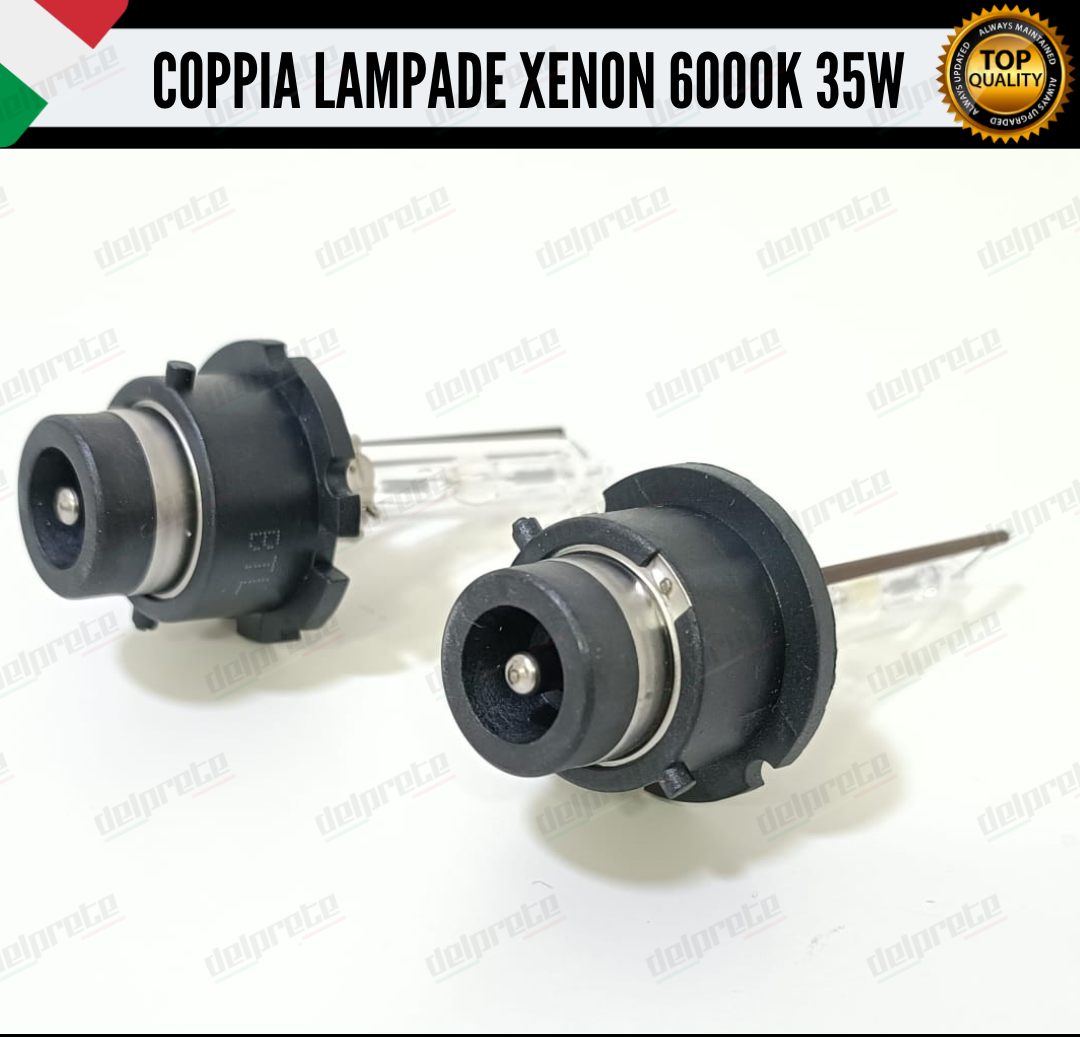 X2 COPPIA LAMPADE D2S XENON FARI BI-XENON LUCE 6000K BIANCO GHIACCIO 35W CANBUS