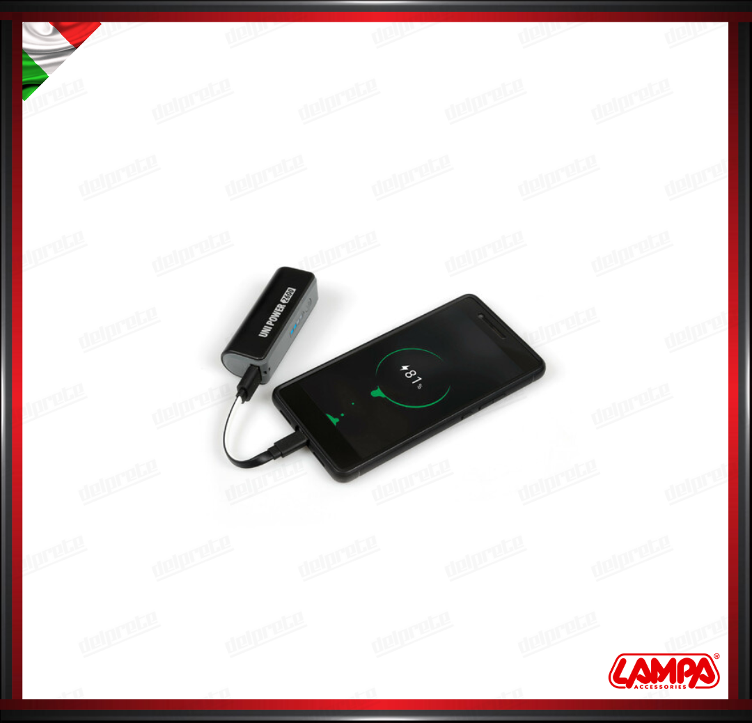 UNI-POWER 2600 MAH POWER BANK CON CAVO UNIVERSALE APPLE MICRO USB