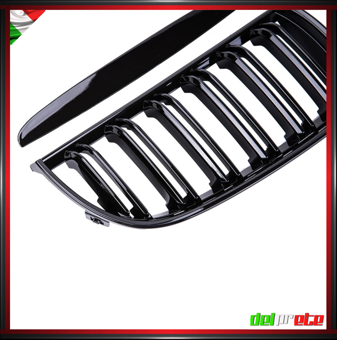 SET GRIGLIA RENI BMW SERIE 3 E90 E91 (05-09) PRE RESTYLING CALANDRA MASCHERINA
