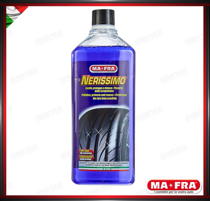 MAFRA - NERISSIMO NERO GOMME LUNGA DURATA PULISCE LUCIDA RIAVVIVA 1000ML