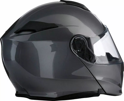 CASCO MODULARE - Z1R SOLARIS 2.0 DARK SILVER - OMOLOGATO ECE 2206 GRIGIO SCURO LUCIDO (Copia)