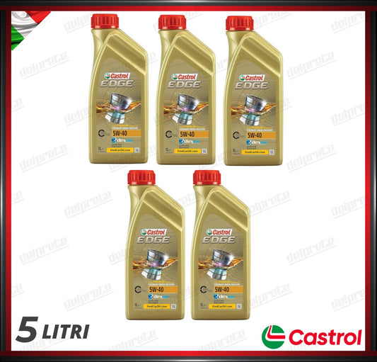 CASTROL EDGE - 5W-40 5 LITRI OLIO MOTORE TURBO DIESEL SINTETICO