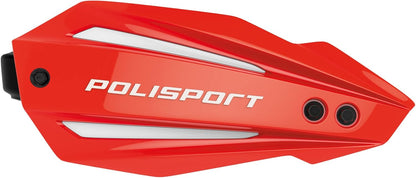 POLISPORT - SET PARAMANI BULLIT FWA CON SET DI FISSAGGIO E BARRA MX-STYLE ROSSO