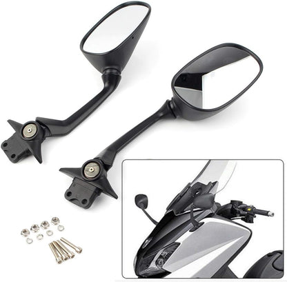 COPPIA SPECCHIETTI RETROVISORI PER YAMAHA T-MAX 530 XP 530 T-MAX NERO (12-15)