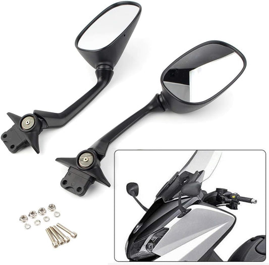 COPPIA SPECCHIETTI RETROVISORI PER YAMAHA T-MAX 530 XP 530 T-MAX NERO (12-15)