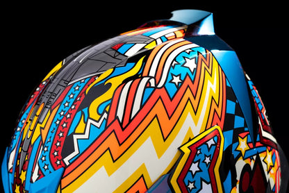 CASCO INTEGRALE - ICON AIRFLITE FLYBOY - OMOLOGATO ECE 2206 AVIATORE