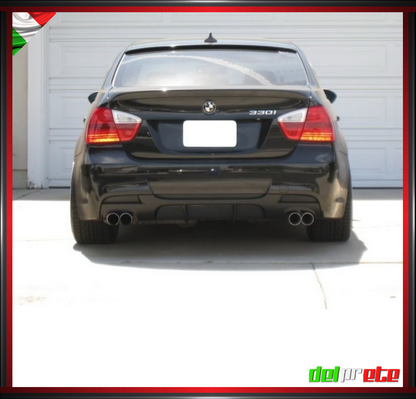 DIFFUSORE POSTERIORE 2X2 M PERFORMANCE BMW SERIE 3 E90 E91 (04-11) TUNING M-SPORT