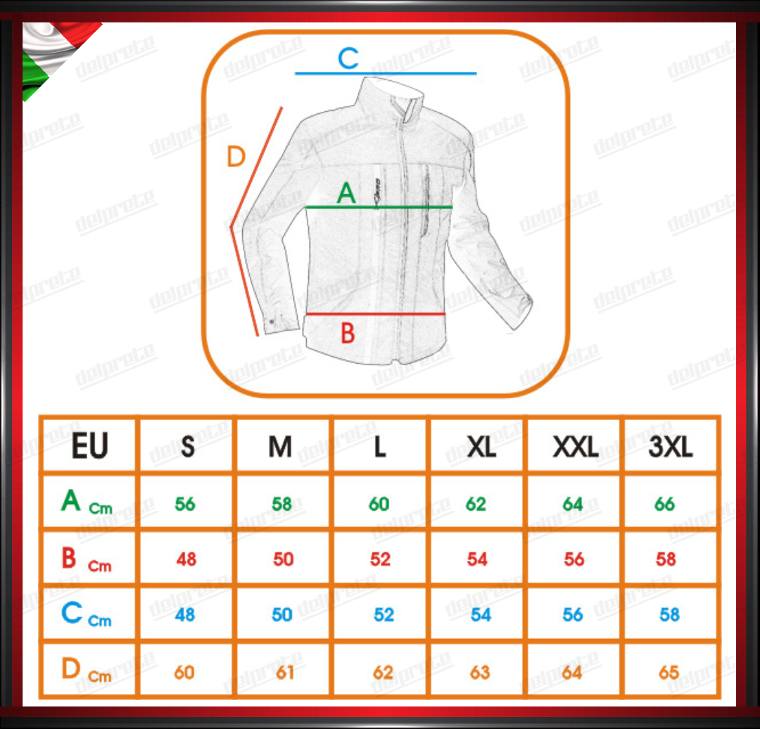 GIACCA IN TESSUTO COTONE CERATO MOTO SCOOTER PROTEZIONI CE TERMICA REMOVIBILE