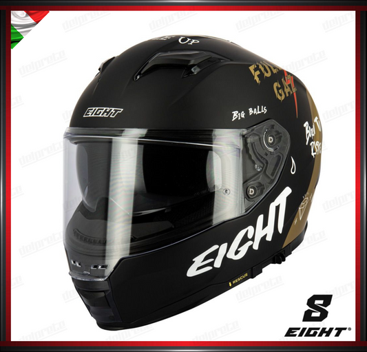 CASCO INTEGRALE - EIGHT S442 VENGE R FULL GAZ - FINITURA OPACA