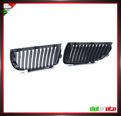 GRIGLIA RADIATORE RENI NERO OPACO BMW SERIE 3 E90 E91 05-08 SPORTIVO PERFORMANCE