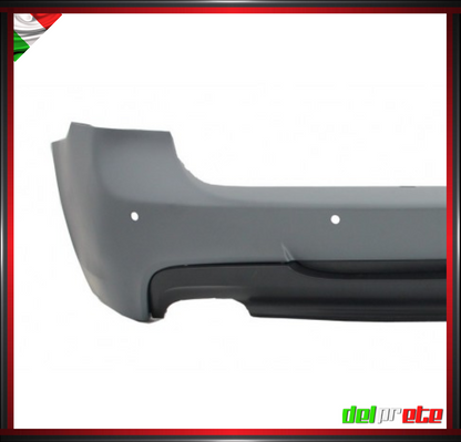 PARAURTI POSTERIORE SPORTIVO TUNING BMW SERIE 3 E90 E91 (04-11) M-SPORT TECHNIK PREDISPOSTO SENSORI