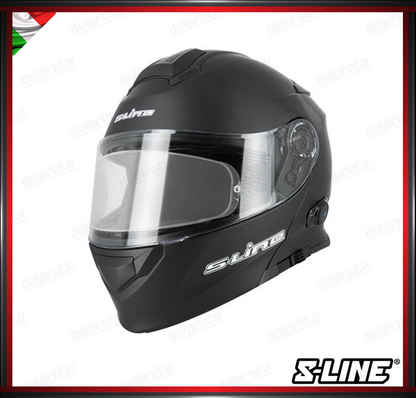 CASCO MODULARE - S-LINE DUAL FACE S550 BTH BLUETOOTH NERO OPACO + PINLOCK