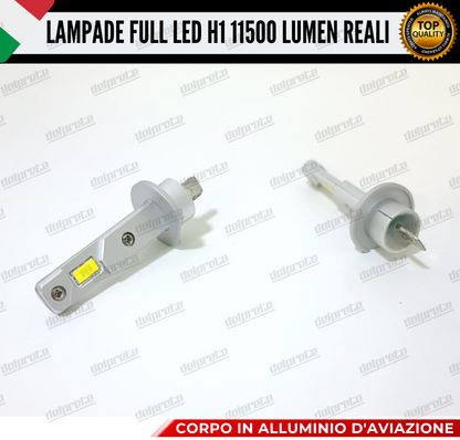 KIT LED LAMPADE FENDINEBBIA H1 BIANCO 6000K 11500 LUMEN CANBUS NO ERRORE