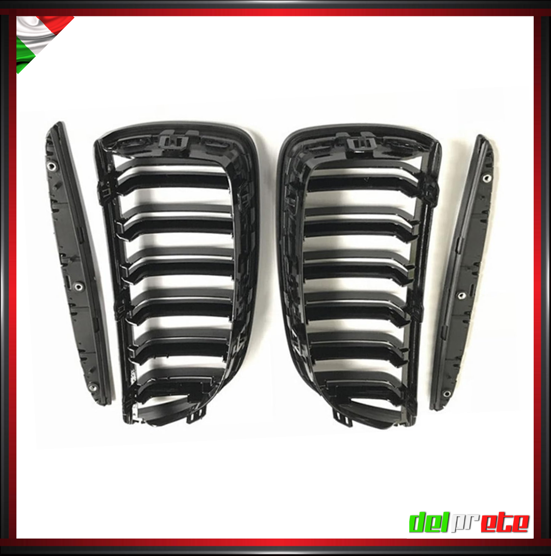 SET GRIGLIA RENI BMW SERIE 3 E90 E91 (05-09) PRE RESTYLING CALANDRA MASCHERINA