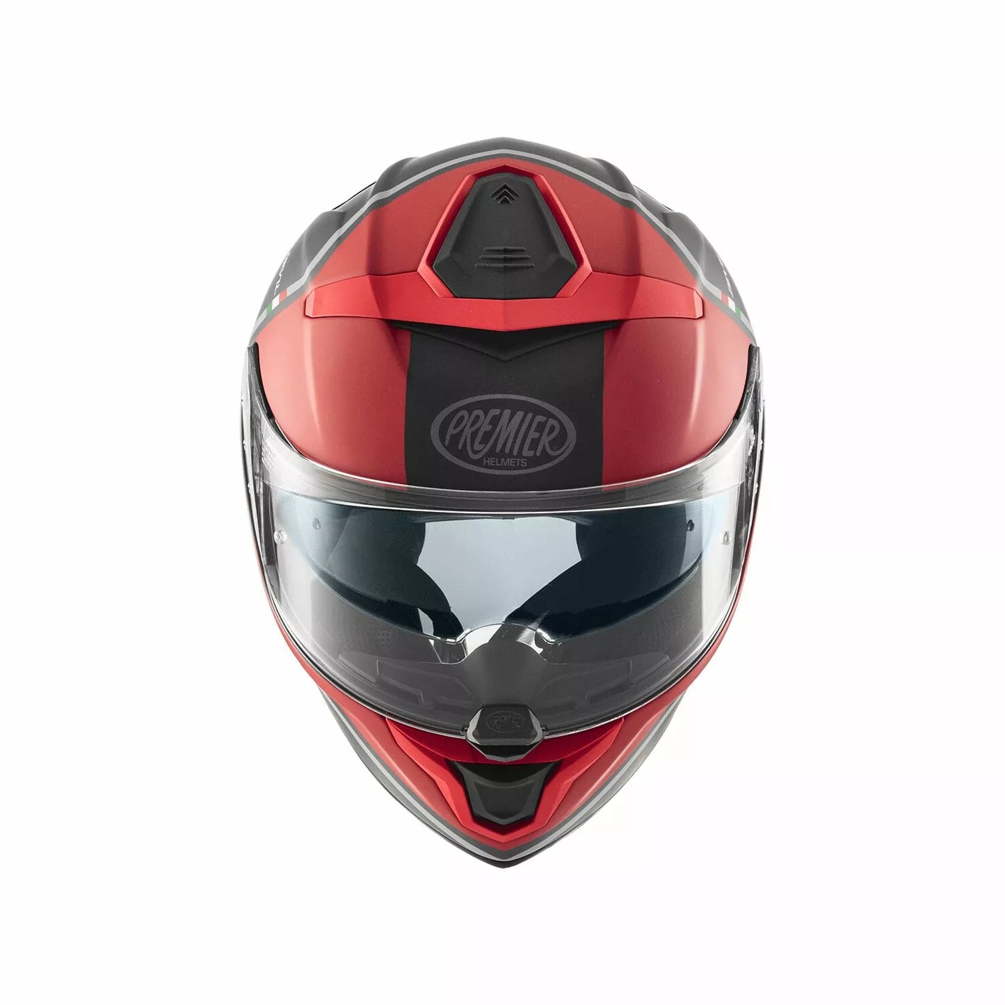 CASCO INTEGRALE - PREMIER DEVIL PH 17BM - OMOLOGATO ECE 2206 ROSSO E GRIGIO