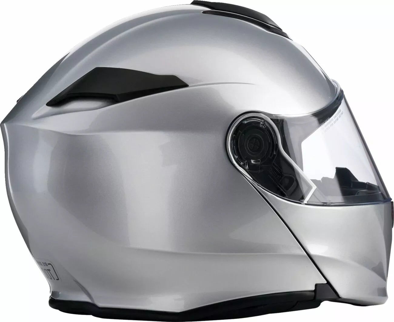 CASCO MODULARE - Z1R SOLARIS 2.0 SILVER - OMOLOGATO ECE 2206 GRIGIO LUCIDO