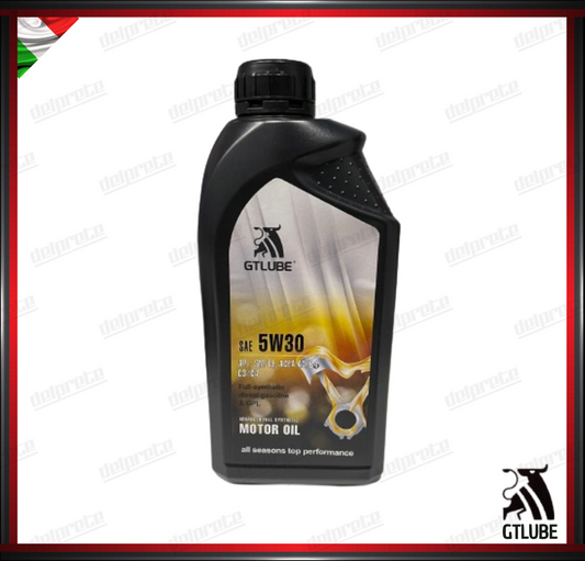 GTLUBE - 1 LITRO OLIO MOTORE SINTETICO 5W-30 DIESEL BENZINA E GPL