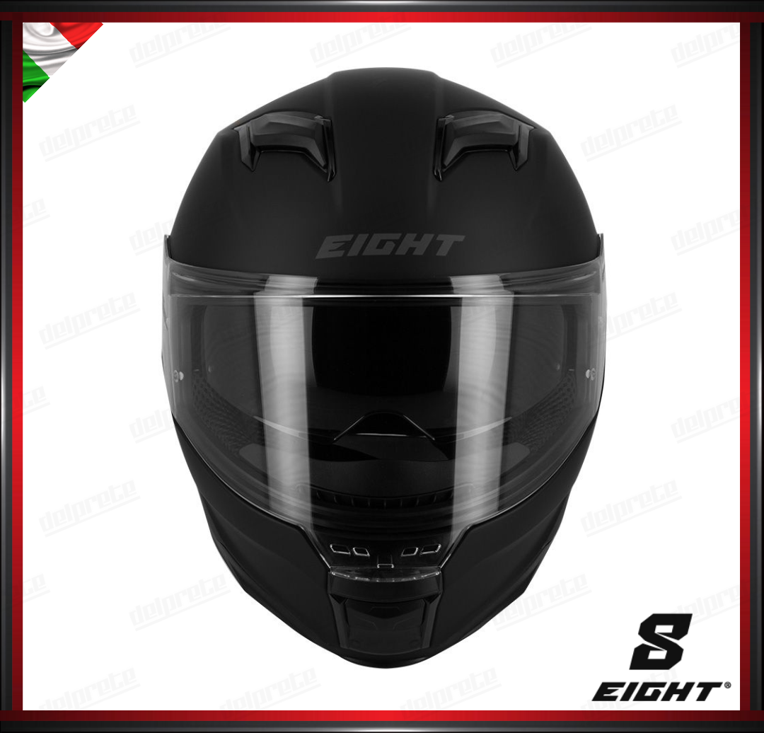 CASCO INTEGRALE - EIGHT S442 VENGE R UNI NOIR MAT - NERO OPACO