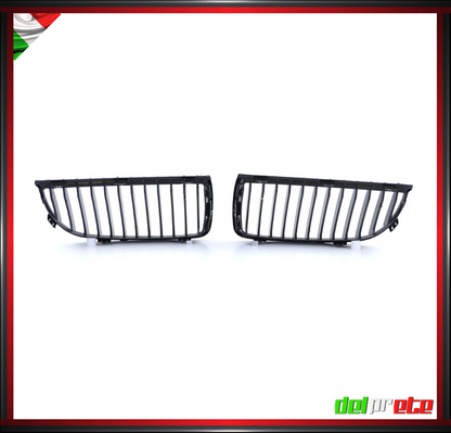 GRIGLIA RADIATORE RENI NERO OPACO BMW SERIE 3 E90 E91 05-08 SPORTIVO PERFORMANCE