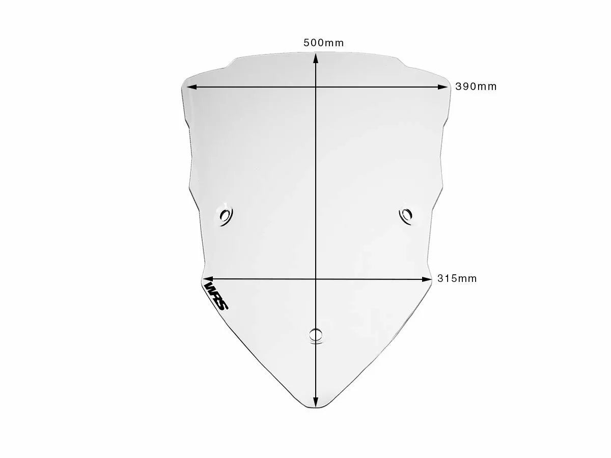 WRS - CUPOLINO TOURING TRASPARENTE WRS DUCATI MULTISTRADA V2 950 1200 1260 S 2015-2024