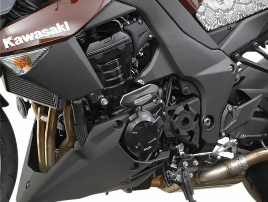 SW-MOTECH - KIT TAMPONI DI PROTEZIONE PER TELAIO NERO KAWASAKI Z 1000 (10-)