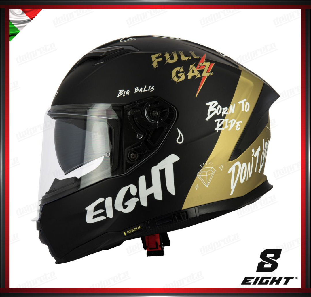 CASCO INTEGRALE - EIGHT S442 VENGE R FULL GAZ - FINITURA OPACA