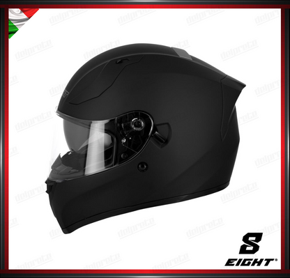 CASCO INTEGRALE - EIGHT S441 NERO OPACO + PINLOCK