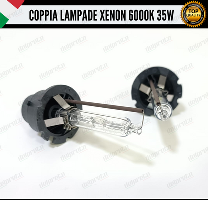 X2 COPPIA LAMPADE D2S XENON FARI BI-XENON LUCE 6000K BIANCO GHIACCIO 35W CANBUS