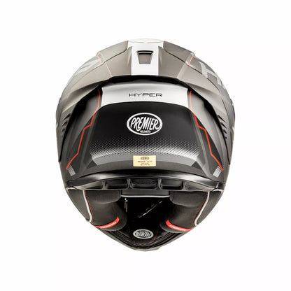 CASCO INTEGRALE - PREMIER HYPER HP 92BM - OMOLOGATO ECE 2206 AEROGRAFATO