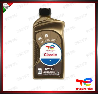 TOTAL - CLASSIC 7 10W-40 12 LITRI OLIO MOTORE SINTETICO  DIESEL BENZINA GPL