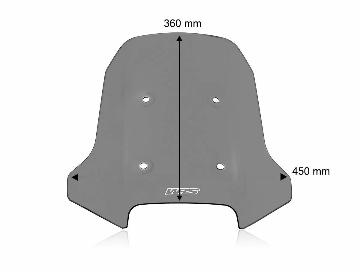 WRS - CUPOLINO TOURING FUME' SCURO WRS CF MOTO 450 MT 2024