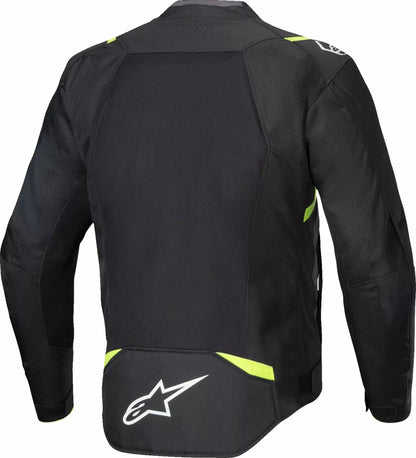 ALPINESTARS - GIACCA MOTO UOMO T-SPS AIR V2 NERO E GIALLO IN TESSUTO CON PROTEZIONI