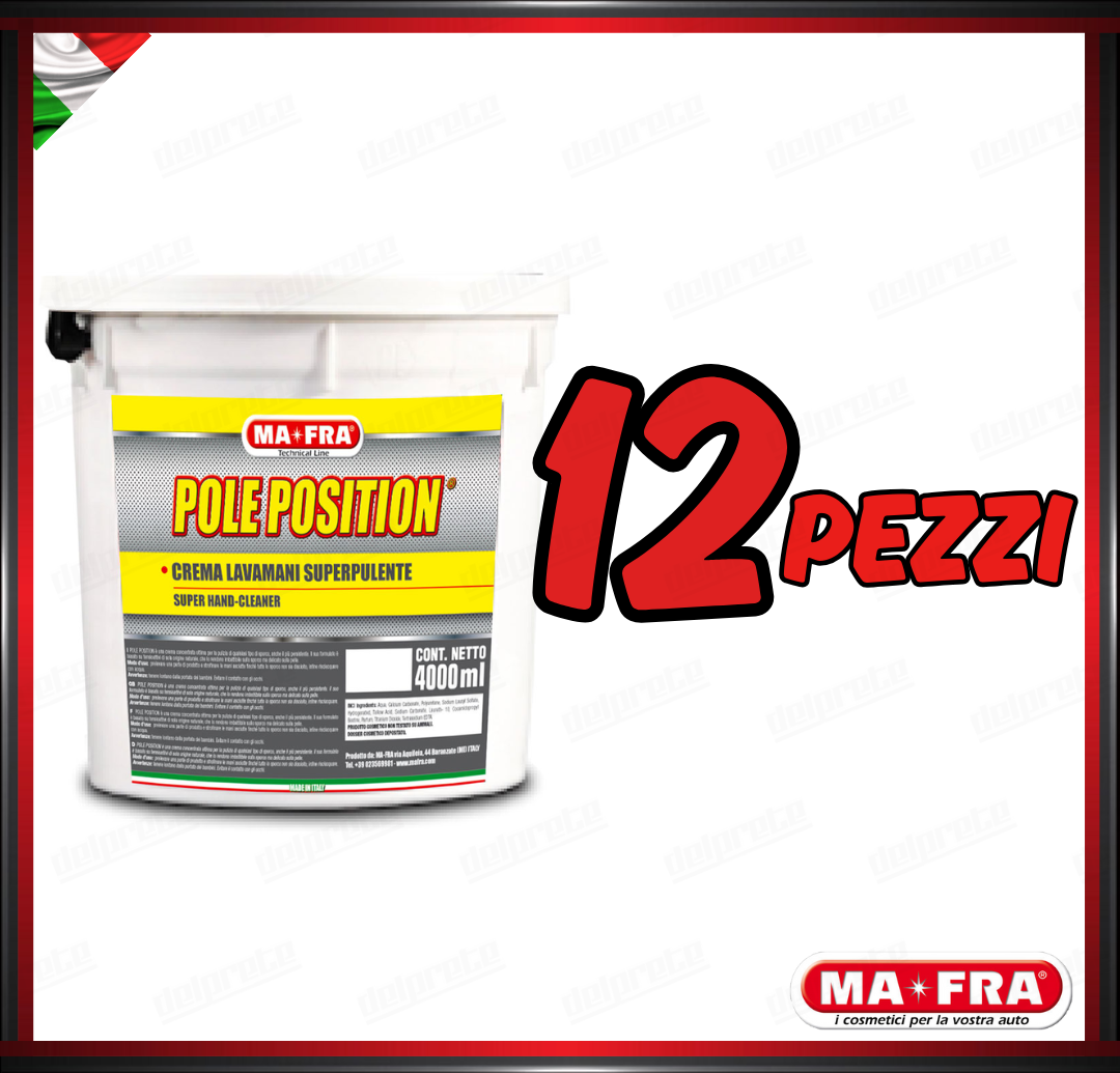 MAFRA - POLE POSITION 4KG PASTA LAVAMANI CREMA CONCENTRATA CON ABRASIVO