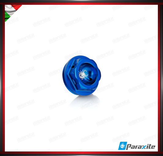 TAPPO OLIO BLU M20x2.5 ALLUMINIO DUCATI / HONDA / KAWASAKI /YAMAHA / TRIUMPH - PARAXITE