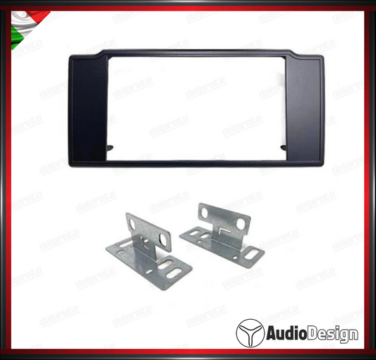 MASCHERINA 2DIN KIT MONTAGGIO AUTORADIO RENAULT TRAFIC 3 (X82) 2014> NO OEM NAVI - AUDIODESIGN