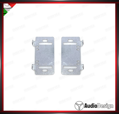 MASCHERINA 2DIN KIT MONTAGGIO AUTORADIO FIAT DUCATO 7 2018> NERO - AUDIODESIGN