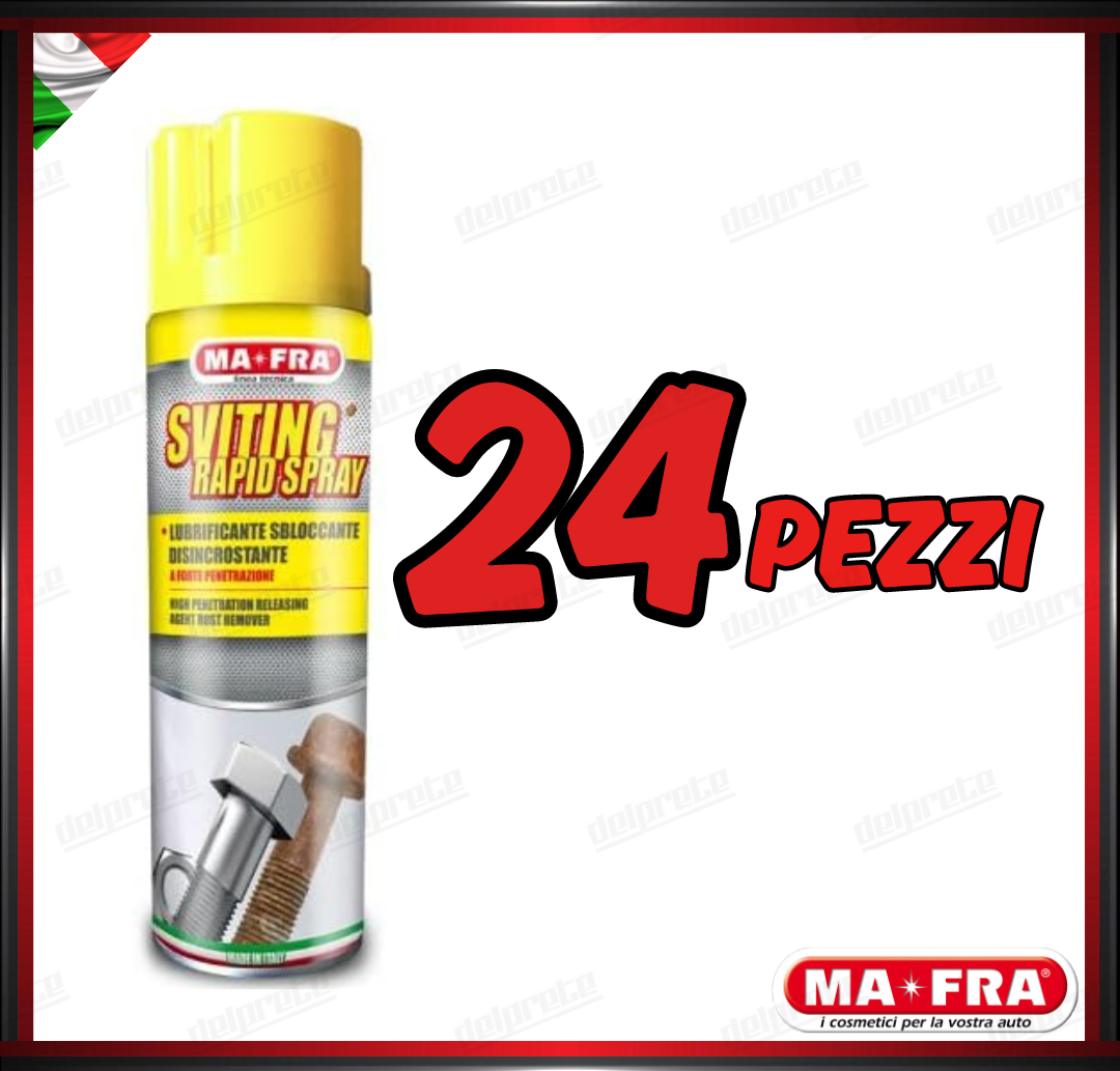 MAFRA - SVITING RAPID SPRAY SUPER SBLOCCANTE VITI E BULLONI DISINCROSSANTE AD ALTA EFFICIENZA 500ML