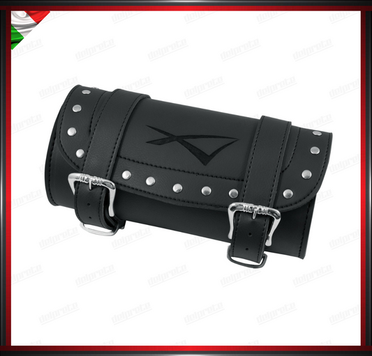 BORSA MOTO PORTA ATTREZZI CUSTOM CHOPPER NERO BARILOTTO 2,5 LITRI UNIVERSALE