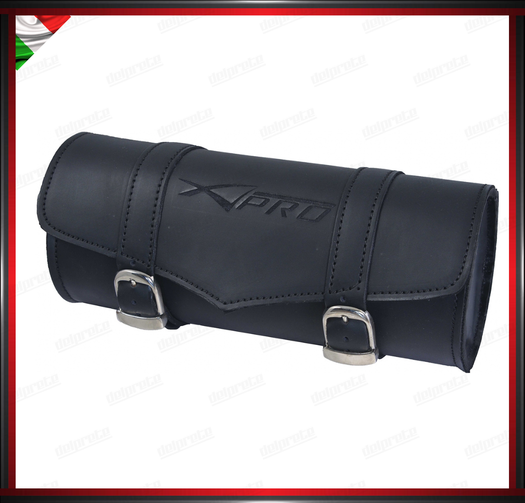 BORSA MOTO PORTA ATTREZZI CUSTOM CHOPPER NERO BARILOTTO 3 LITRI UNIVERSALE