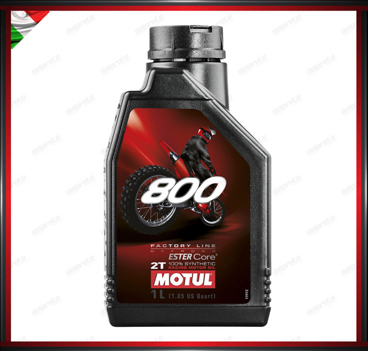 OLIO MISCELA MOTUL 800 FACTORY LINE  OFF ROAD 2T 100% SINTETICO