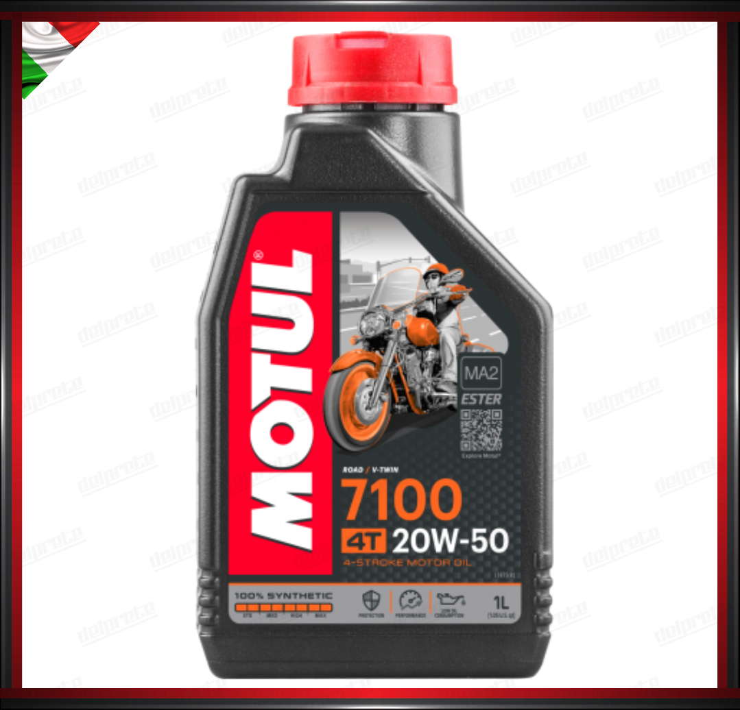 OLIO MOTORE MOTO MOTUL 7100 20W-50 4 TEMPI 1 LITRO