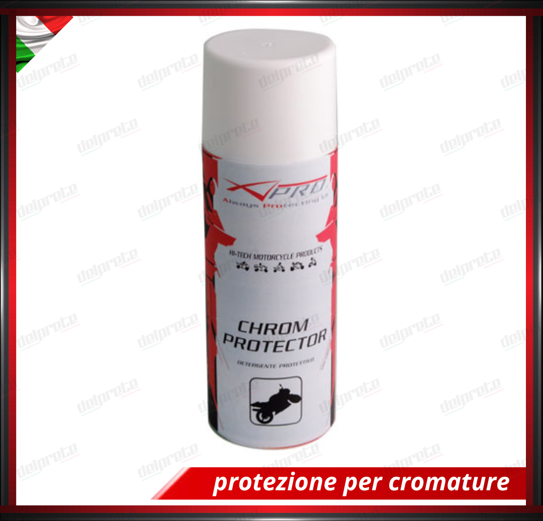 PULITORE E PROTEZIONE PARTI CROMATE MOTO SCOOTER AUTO SPRAY 400ML