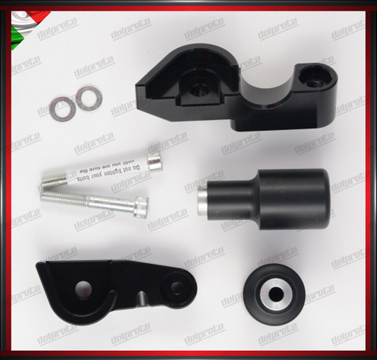 COPPIA TAMPONI PARATELAIO PER HONDA CBR 600 RR 2013 PARACARENE POLIMERO DELP