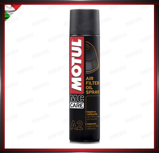 LUBRIFICANTE FILTRO ARIA IN SCHIUMA MOTUL MC CARE A2 AIR FILTER OIL 0.400L AEROSOL