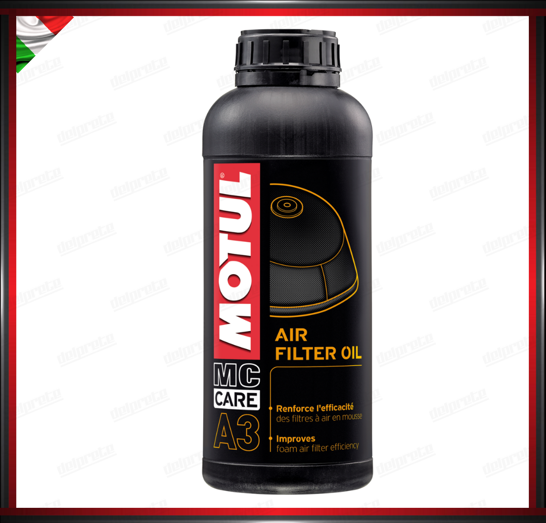 OLIO LUBRIFICANTE FILTRO ARIA MOTUL MC CARE A3 AIR FILTER OIL 1 LITRO