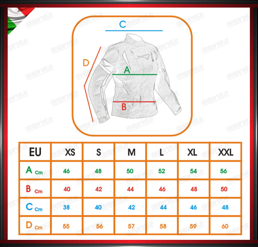 GIACCA MOTO DONNA FLUO IMPERMEABILE SFODERABILE PROTEZIONI OMOLOGATE CE