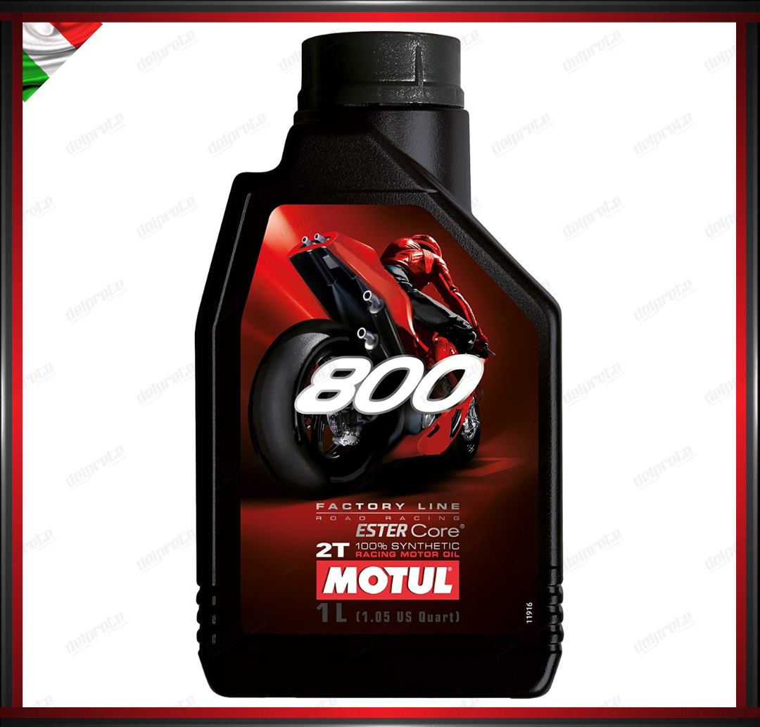 OLIO MISCELA MOTUL 800 FACTORY LINE ROAD RACING 2T 100% SINTETICO