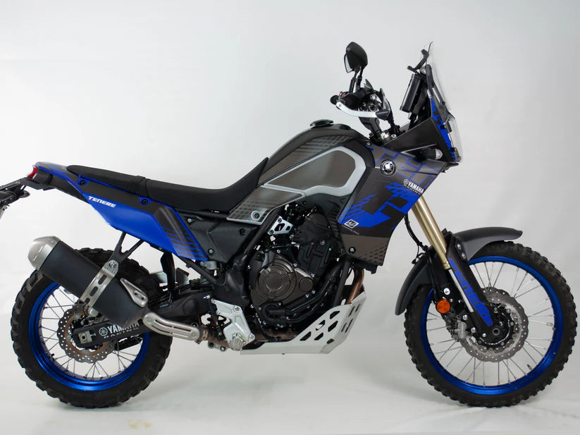 KIT ADESIVI GRAFICHE YAMAHA TENERE 700 BLU - GRAFICA ADVENTURES DESIGN